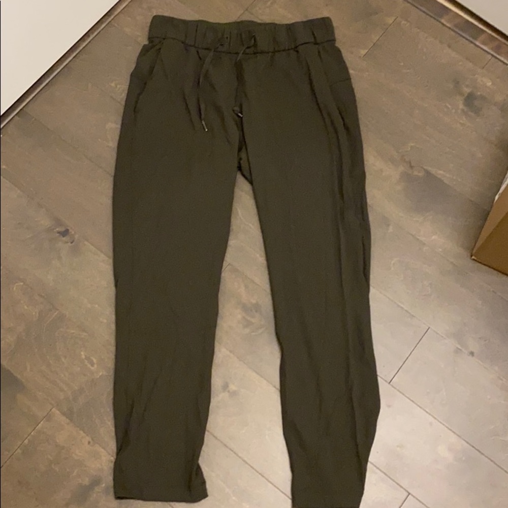 lululemon athletica On the Fly pant green